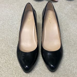 Cole Haan Black Patten Leather Heel 8.5